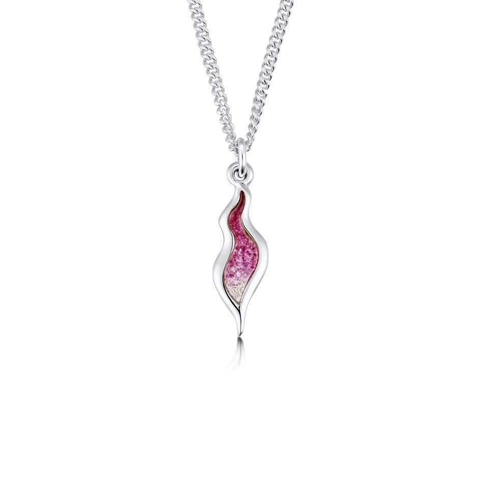 Sheila Fleet River Ripples Enamel Pendant - EP087-Ogham Jewellery