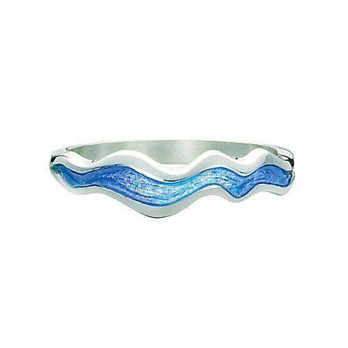 Sheila Fleet River Ripples Enamel Ring - ER87-Ogham Jewellery