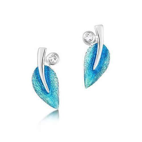 Sheila Fleet Rowan Stud Earrings - ESE0157-Ogham Jewellery