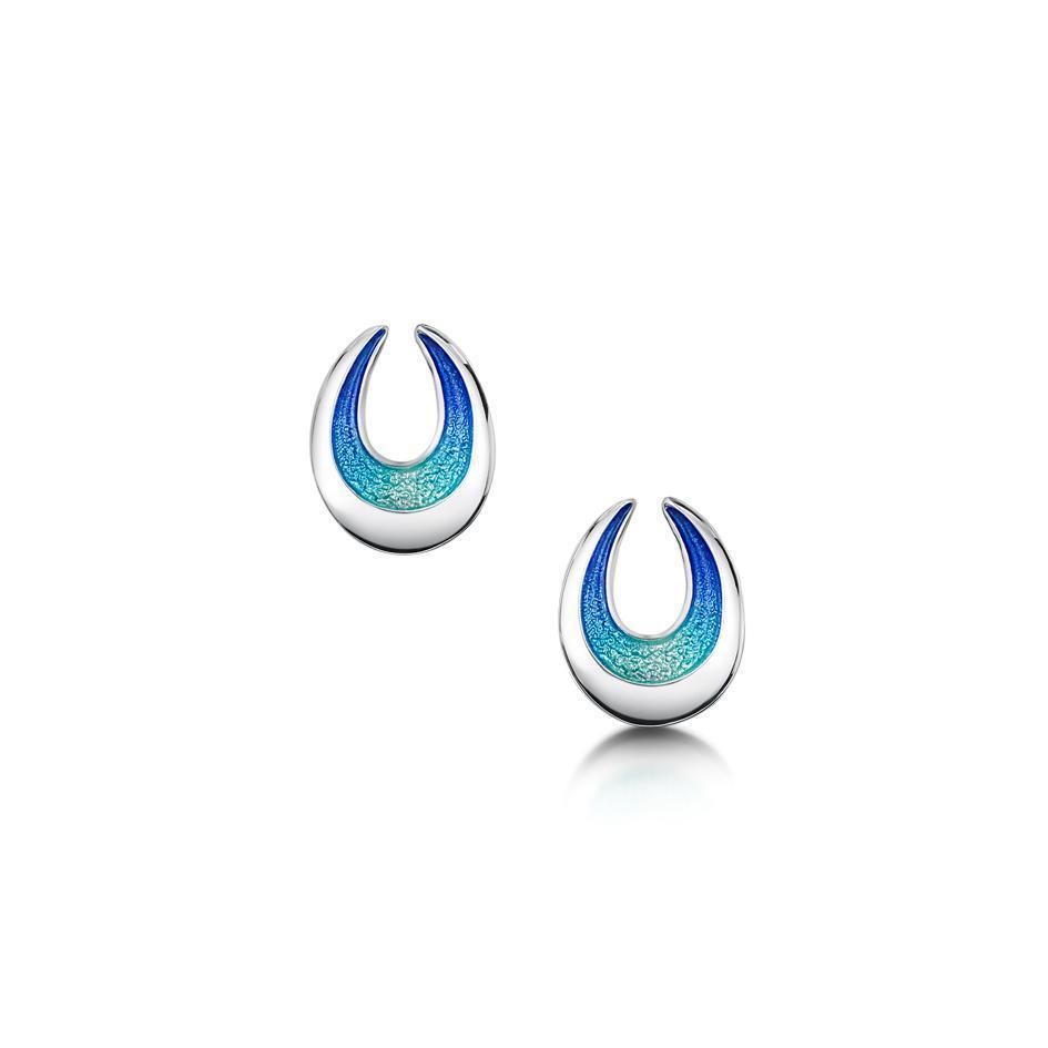 Sheila Fleet Sea & Surf Earrings - EE0238-Ogham Jewellery