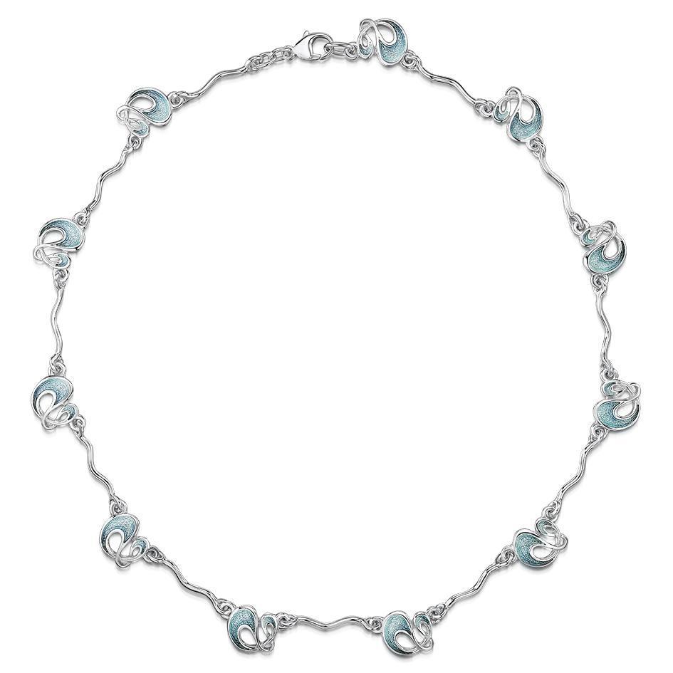 Sheila Fleet Silver and Enamel Necklace - ENXXX54-Ogham Jewellery