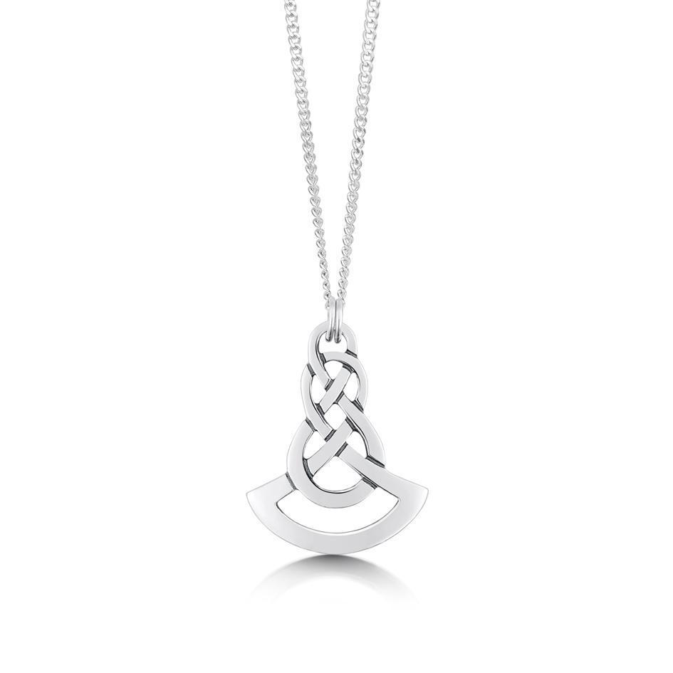 Sheila Fleet Silver Celtic Pendant - P025-Ogham Jewellery