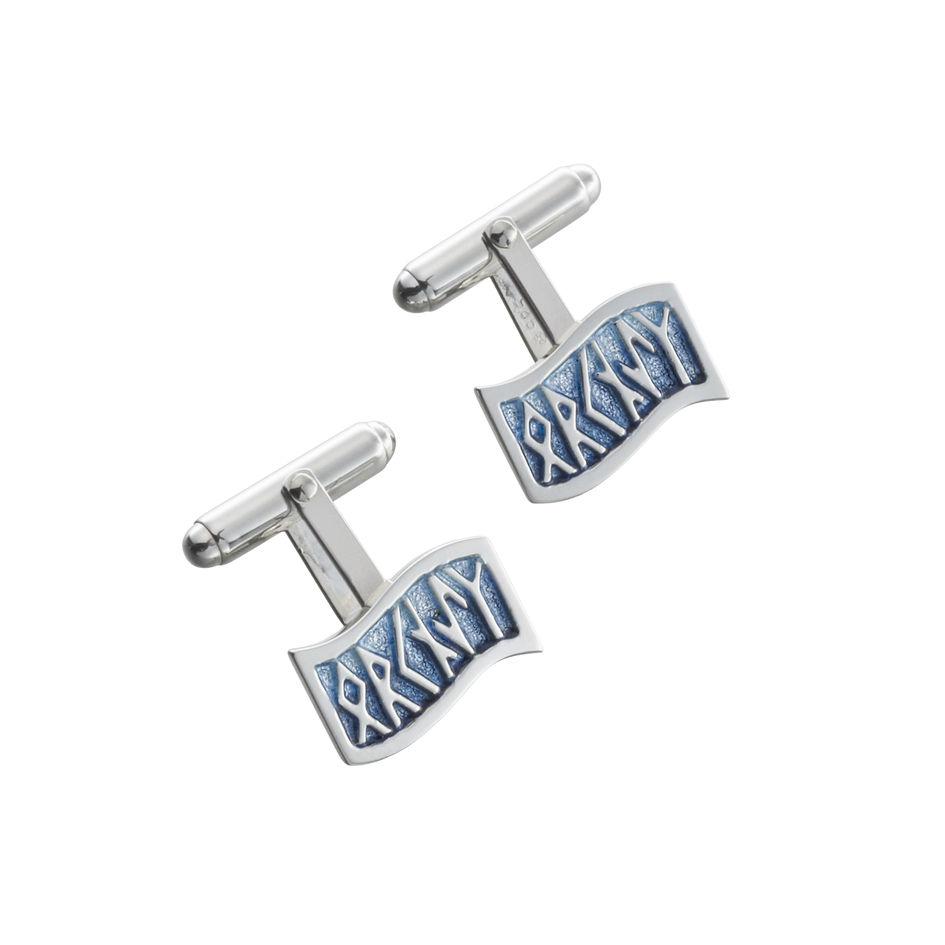 Sheila Fleet Silver & Enamel Runic Cufflink - ECL34-Ogham Jewellery
