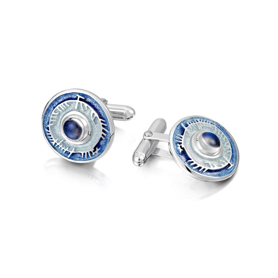 Sheila Fleet Skyran Cufflink - ESCL100-Ogham Jewellery