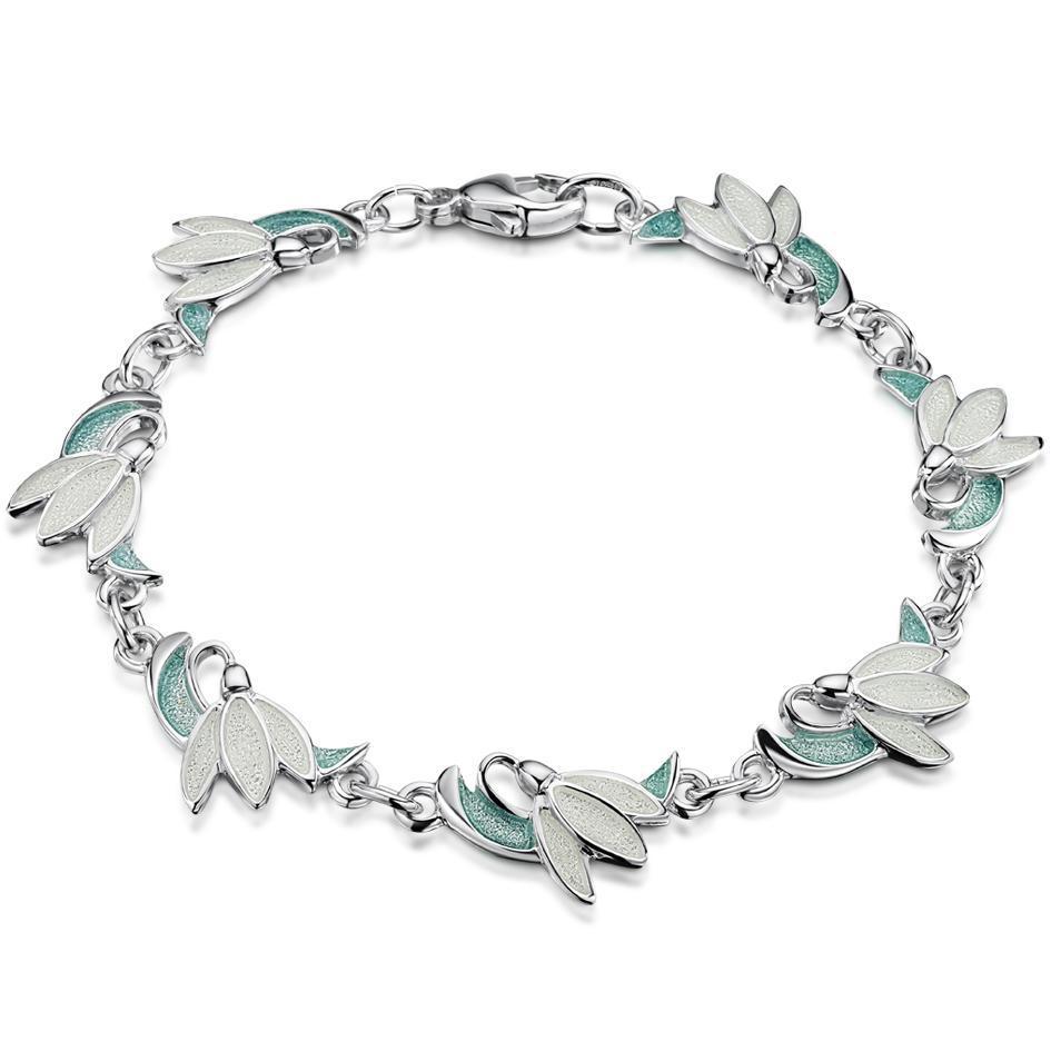 Sheila Fleet Snowdrop Bracelet - EBL226-Ogham Jewellery