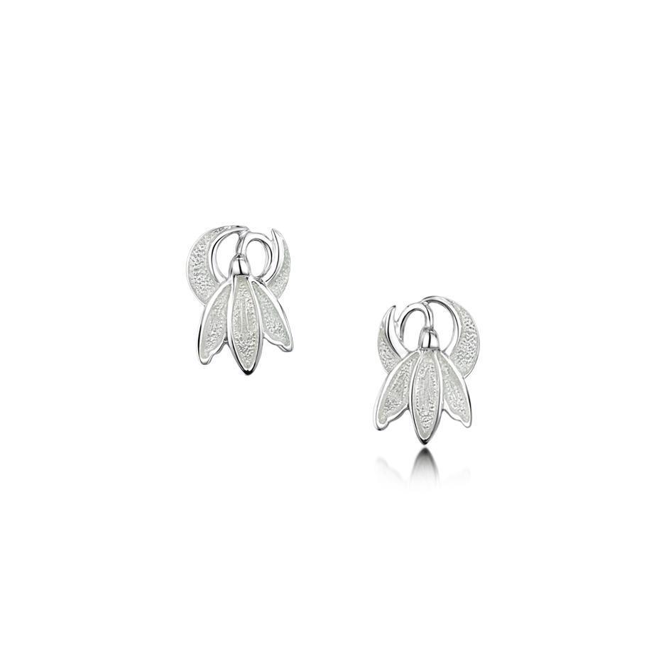 Sheila Fleet Snowdrop Earrings - EE0226-Ogham Jewellery