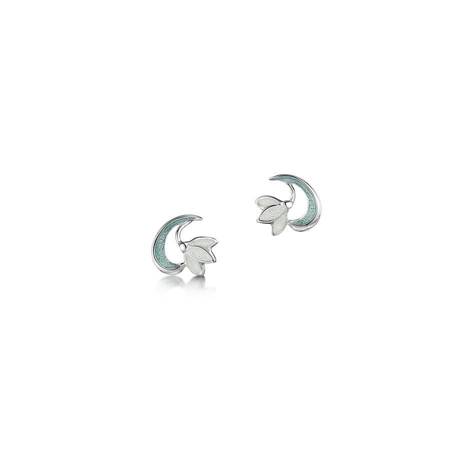 Sheila Fleet Snowdrop Earrings - EE0230-Ogham Jewellery