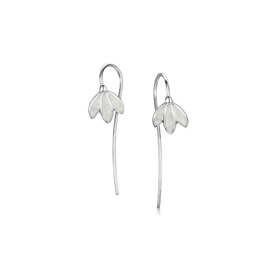 Sheila Fleet Snowdrop Earrings - EE226-Ogham Jewellery