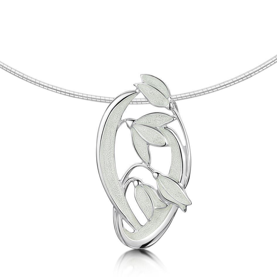 Sheila Fleet Snowdrop Necklet - ENX230-Ogham Jewellery