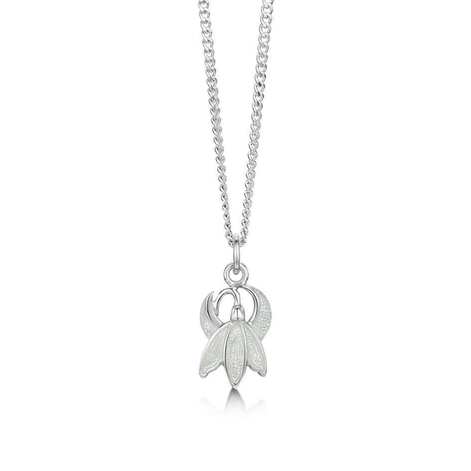 Sheila Fleet Snowdrop Pendant - EP00226-Ogham Jewellery