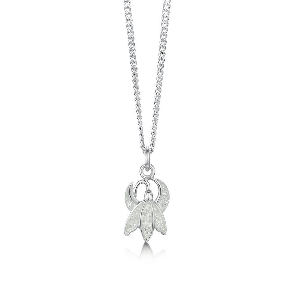 Sheila Fleet Snowdrop Pendant - EP00226-Ogham Jewellery