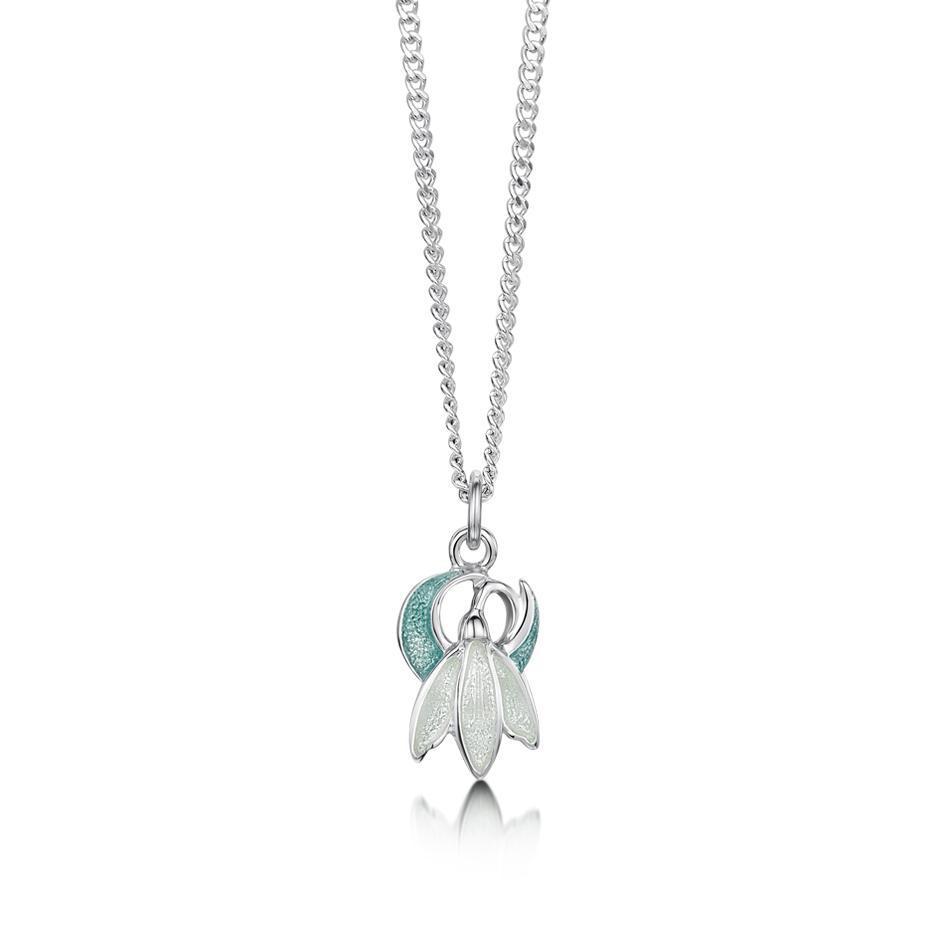 Sheila Fleet Snowdrop Pendant - EP00226-Ogham Jewellery