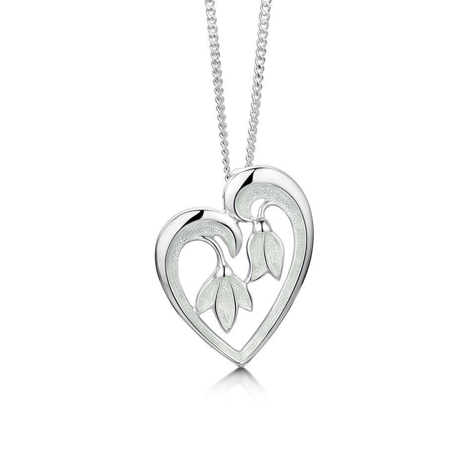 Sheila Fleet Snowdrop Pendant - EPX232-Ogham Jewellery