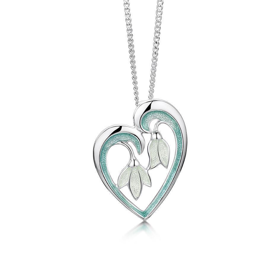 Sheila Fleet Snowdrop Pendant - EPX232-Ogham Jewellery