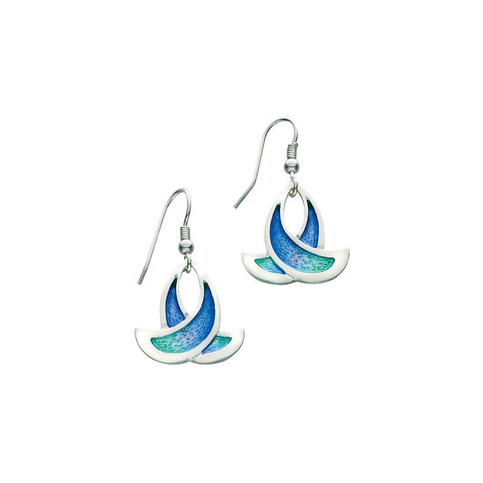 Sheila Fleet Summer Splash Earrings - EE36-Ogham Jewellery