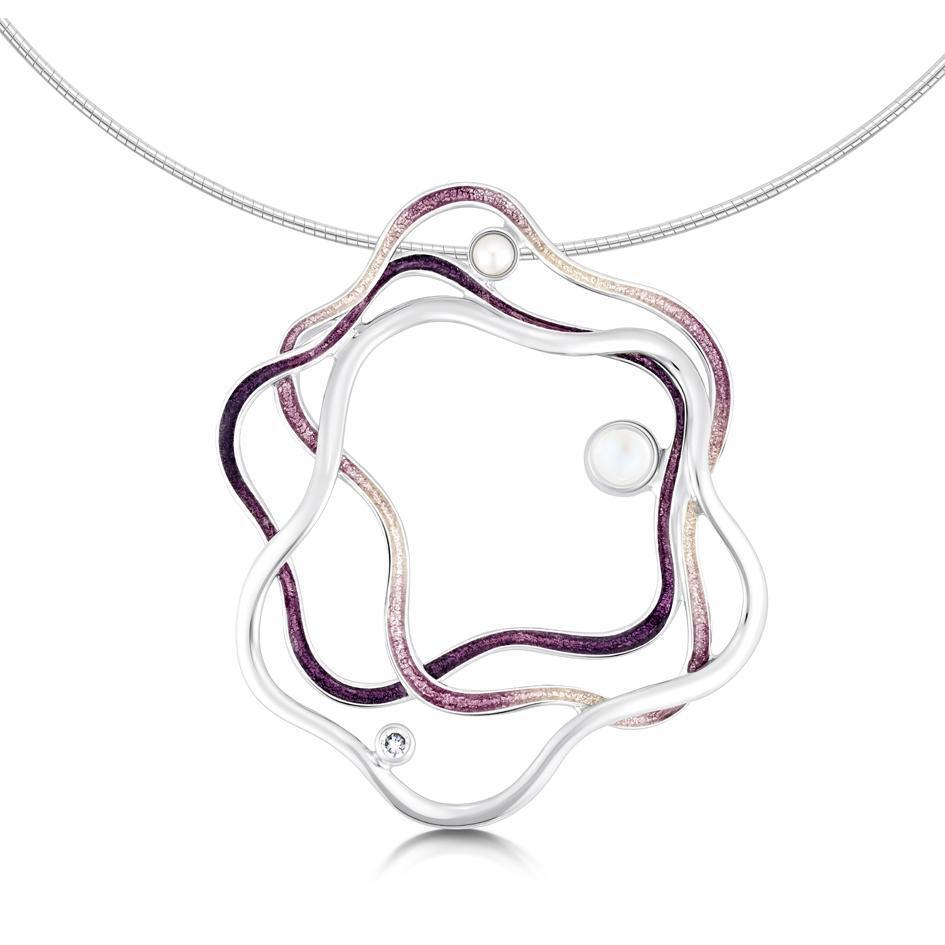 Sheila Fleet Tidal Islands Necklet - ESNX195-Ogham Jewellery