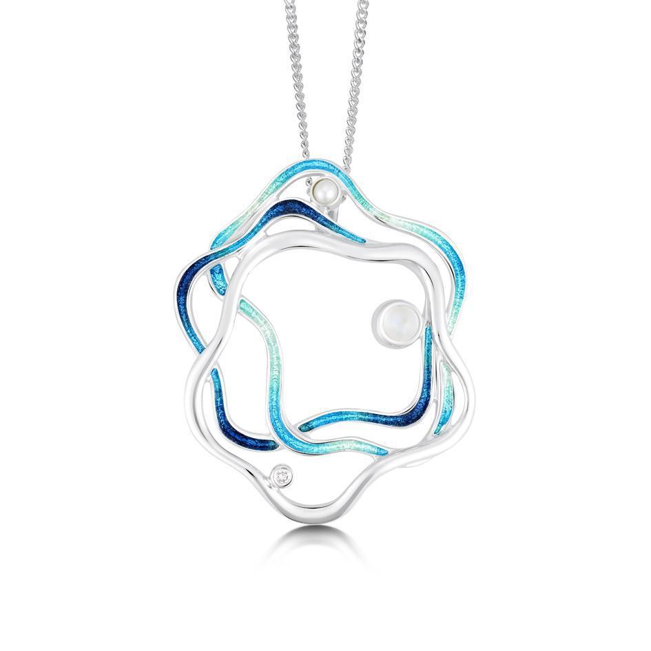 Tidal Pendant ESP195 Ogham Jewellery