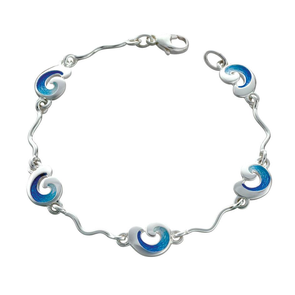 Sheila Fleet Wave Bracelet - EBL0135-Ogham Jewellery