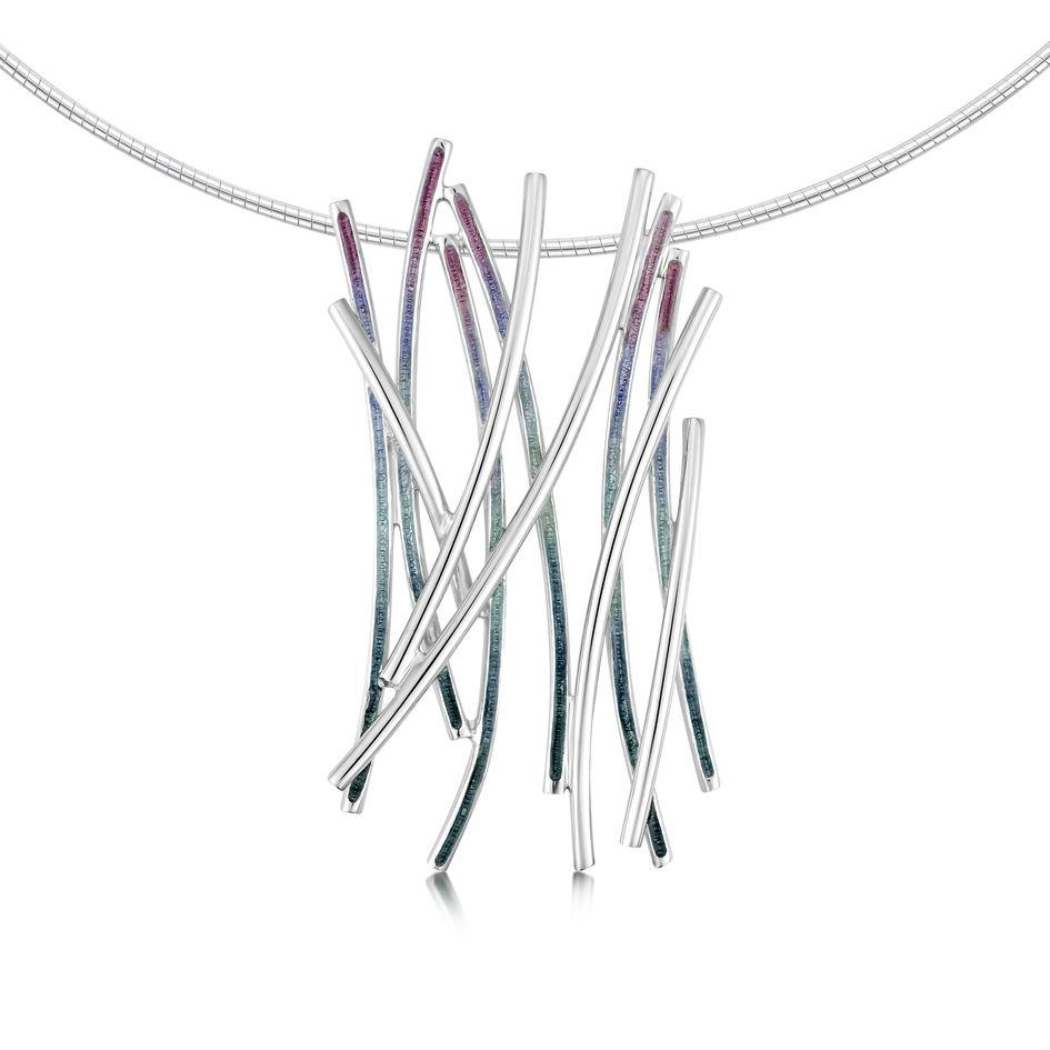 Sheila Fleet Wild Grasses Necklet - ENXX186-Ogham Jewellery