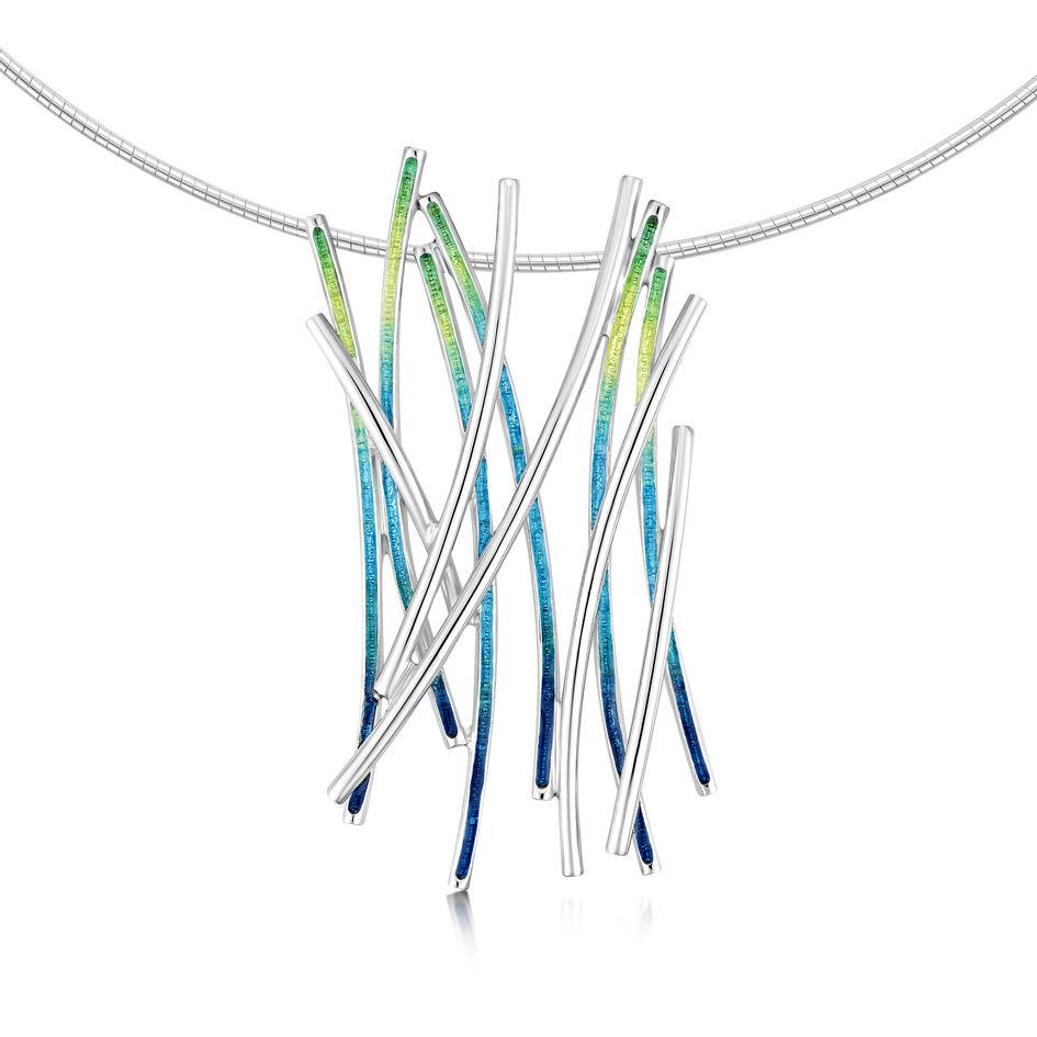 Sheila Fleet Wild Grasses Necklet - ENXX186-Ogham Jewellery