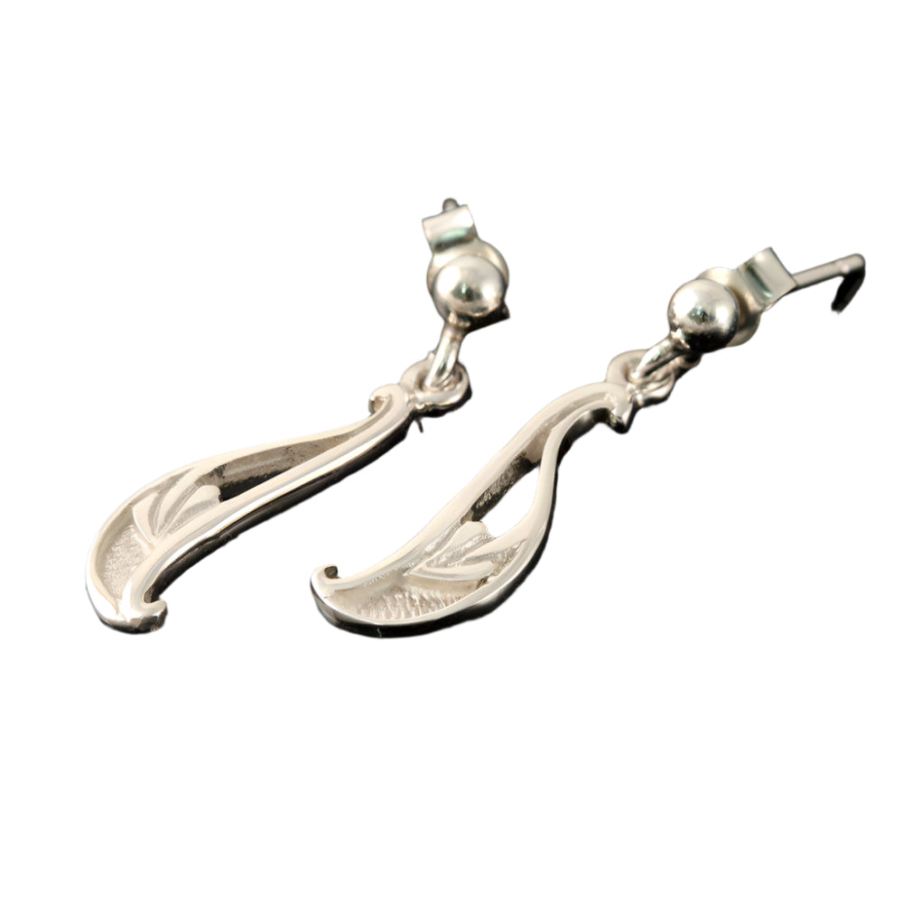 Shetland Glasgow Girls Silver Or Gold Earrings - GE152-S-Ogham Jewellery