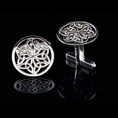 Silver Celtic Cufflinks C432