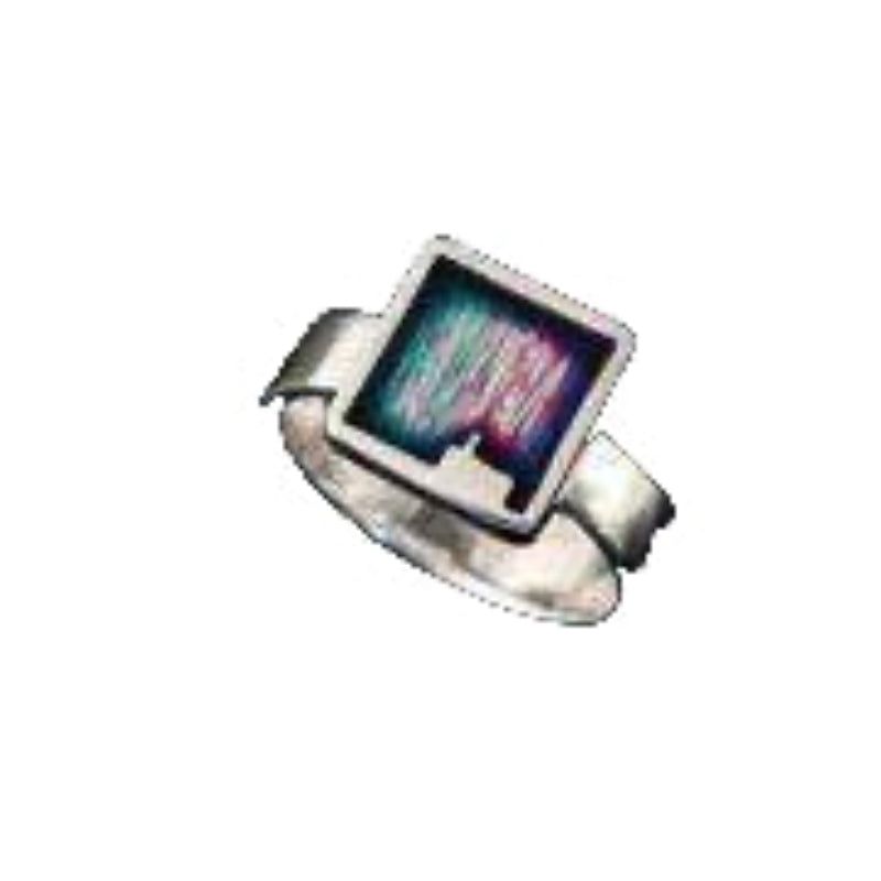 Shetland Silver Mirrie Dancers Ring MDR11-Ogham Jewellery