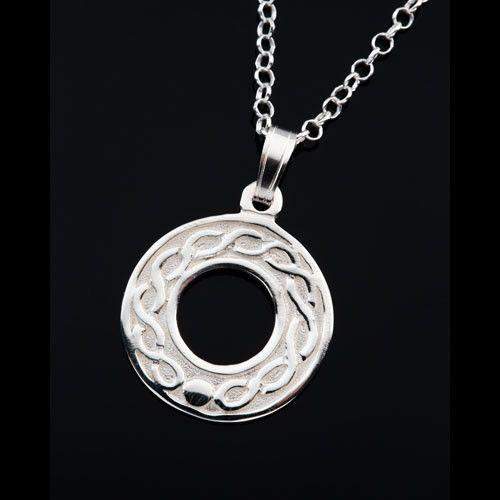Shetland Silver or Gold Celtic Pendant P603-Ogham Jewellery