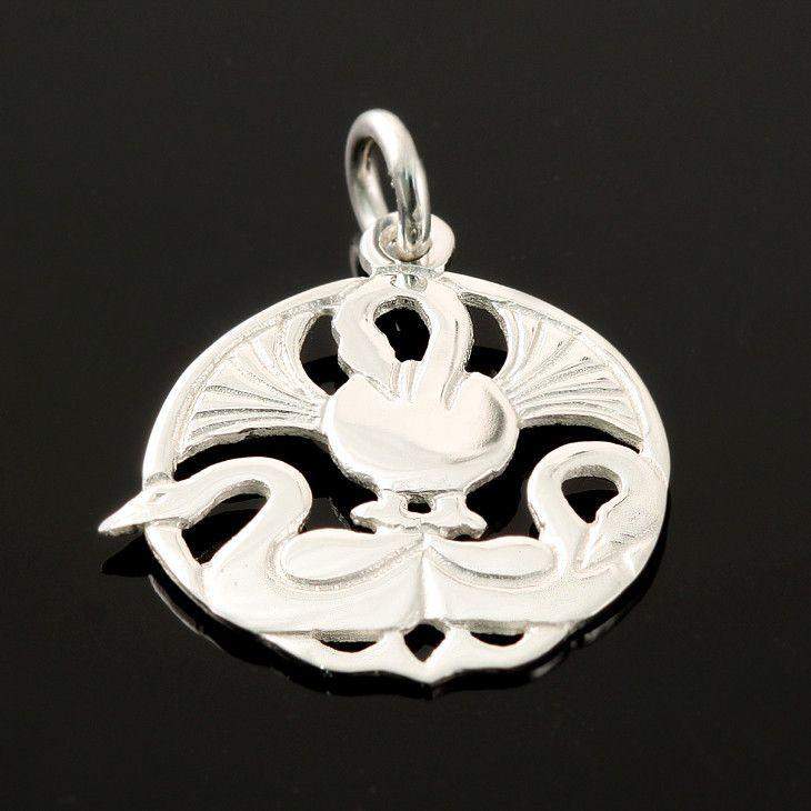 Shetland Silver Or Gold Three Nornes Charm - CH777-s-Ogham Jewellery