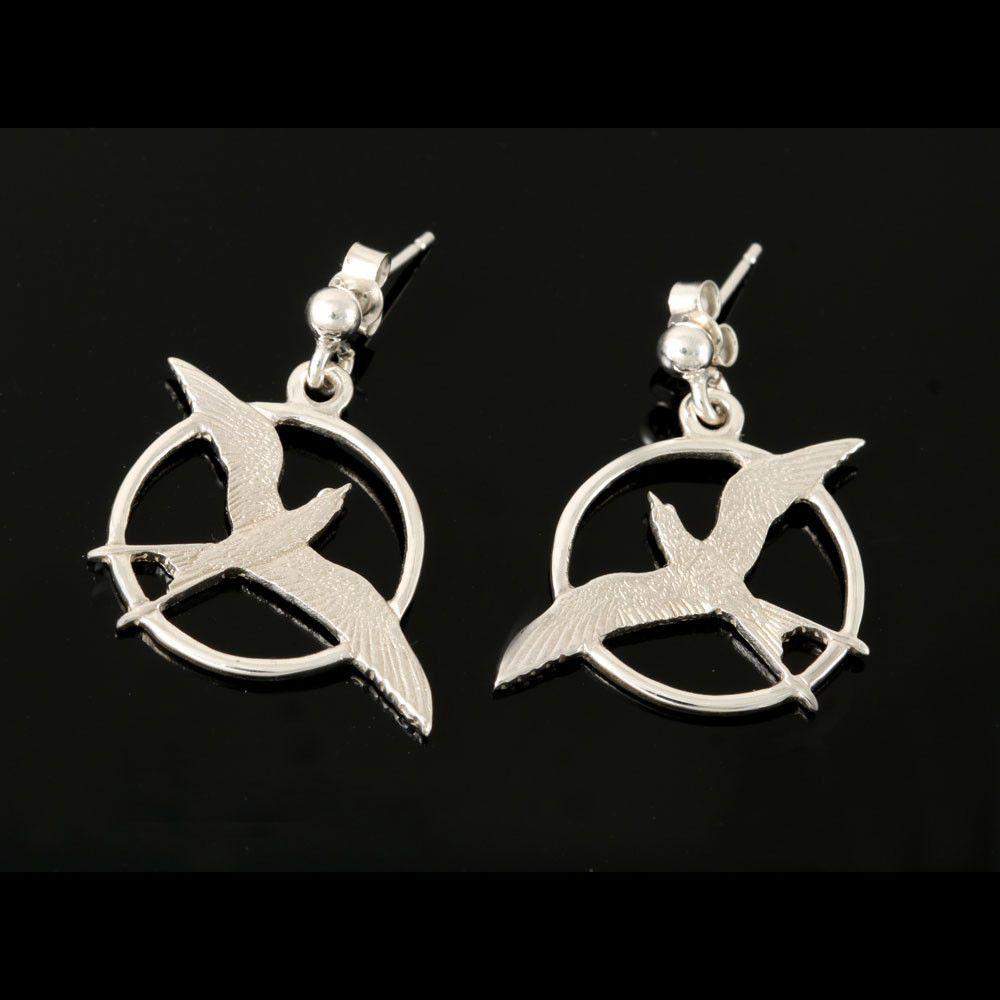 Shetland Sterling Silver Arctic Tern Earrings - E3-S-Ogham Jewellery
