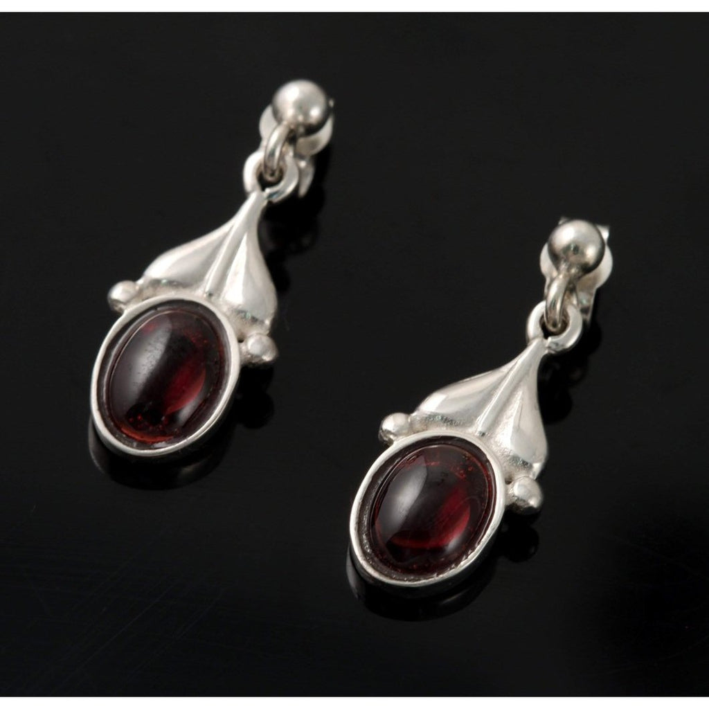 Shetland Sterling Silver Or Gold Drop Earrings - GE191-Ogham Jewellery