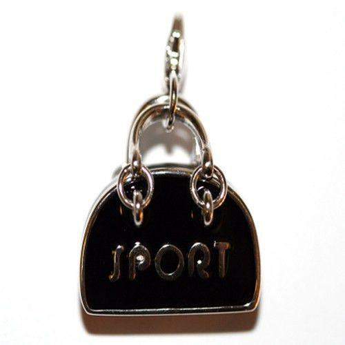 Silver an Enamel Sports Bag Charm-Ogham Jewellery