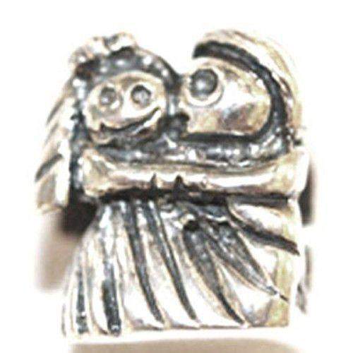 Silver Bride & Groom Bead-Ogham Jewellery