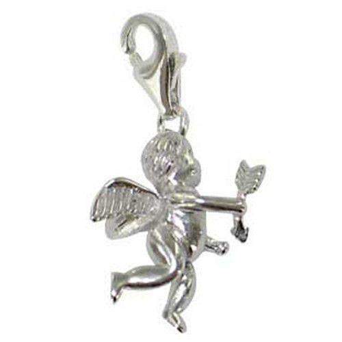 Silver Cupid &amp; Arrow charm-Ogham Jewellery