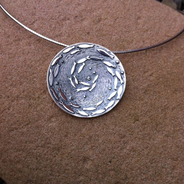 Silver Darlings Large Pendant - 16P