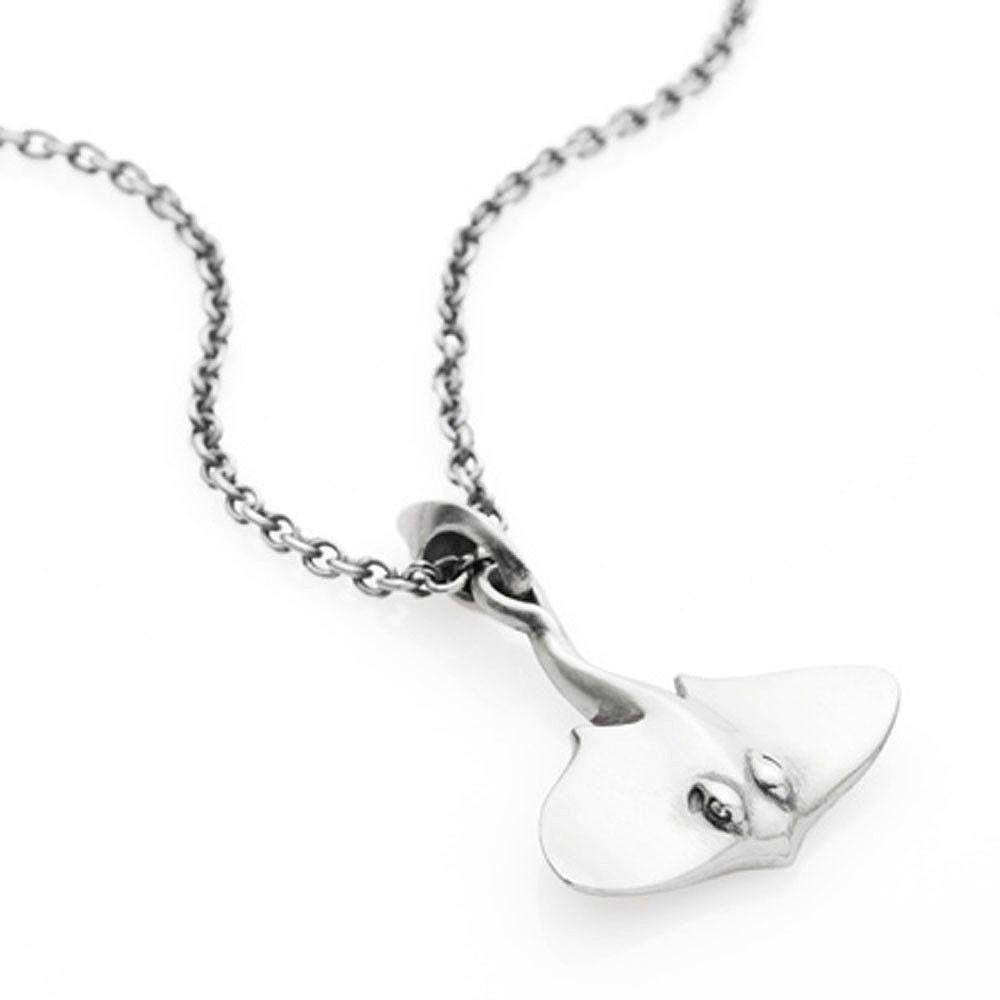 Silver Designer Stingray Pendant-Ogham Jewellery