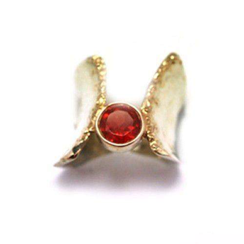 Silver & Gold Handmade Designer Ring tpao16-Ogham Jewellery