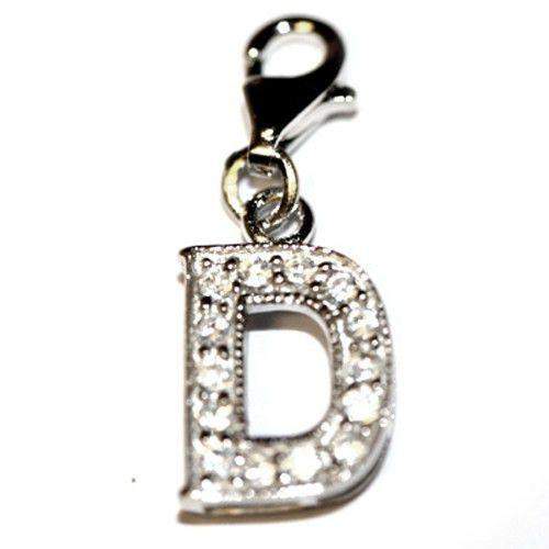 Silver Letter Charm - Initial D-Ogham Jewellery