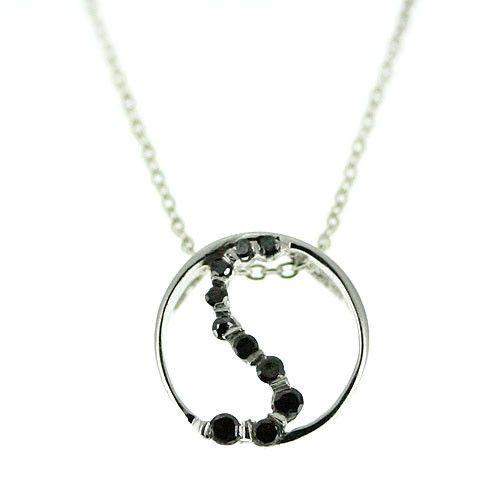 Silver & Sapphires Pendant-Ogham Jewellery