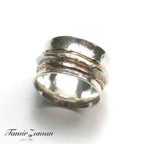 Silver Spinning Ring TAR4637-Ogham Jewellery