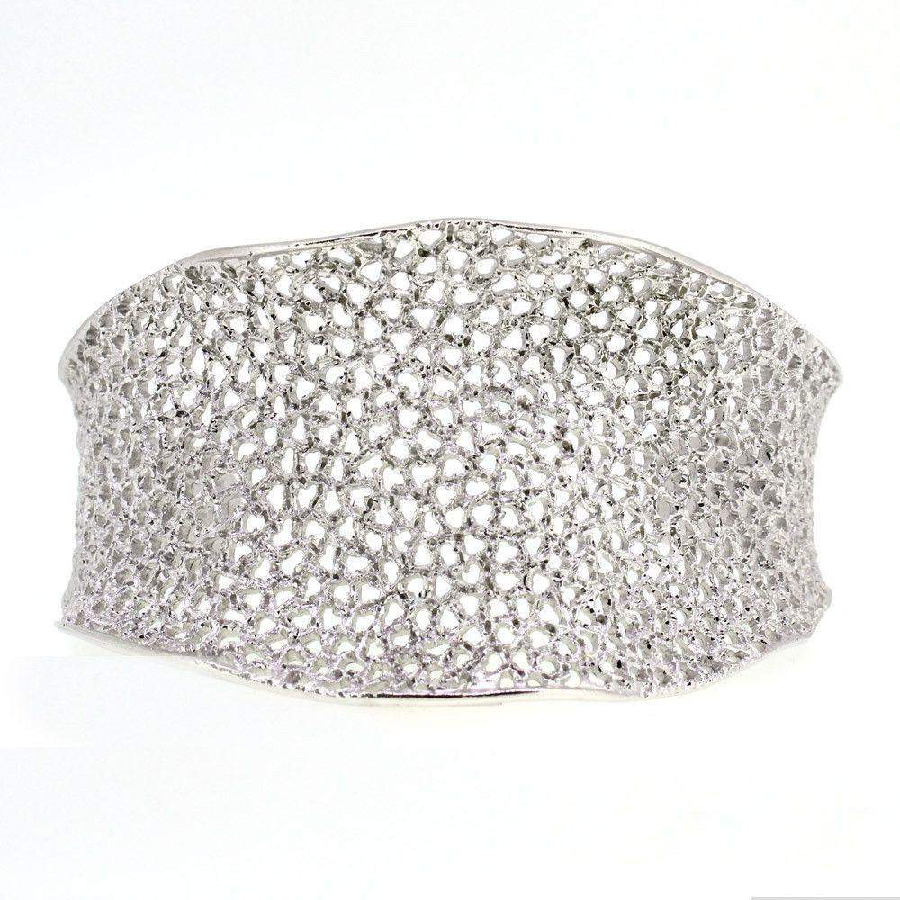 Sterling Silver and Designer Bangle -SBA183-Ogham Jewellery