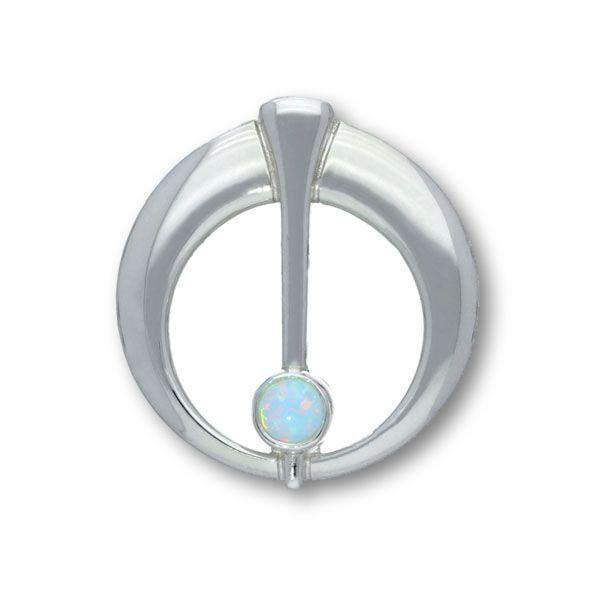Sterling Silver and Opal Brooch SB146-Ogham Jewellery