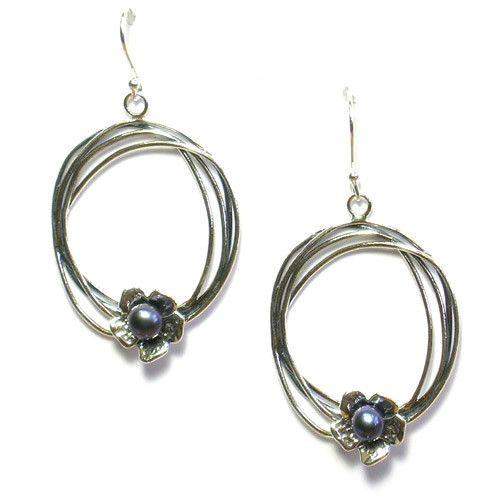 Sterling Silver And Pearl Earrings - E6727-Ogham Jewellery