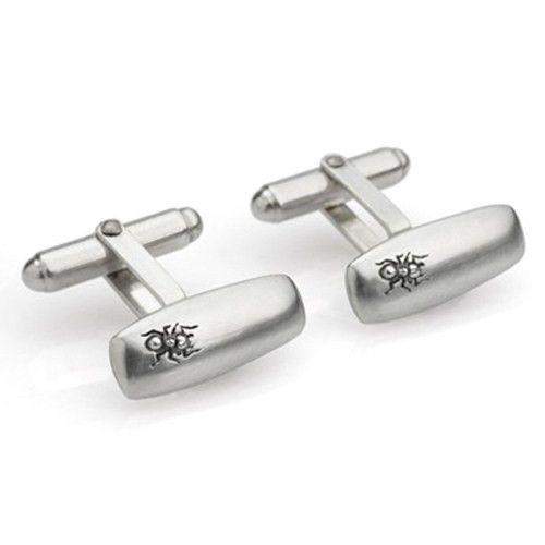 Sterling Silver Ant Cufflinks
