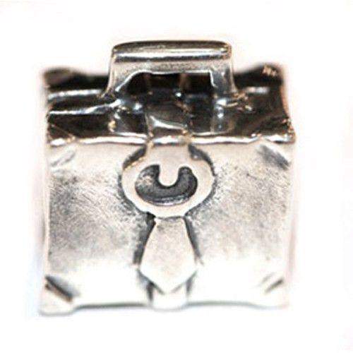 Sterling Silver briefcase bead-Ogham Jewellery