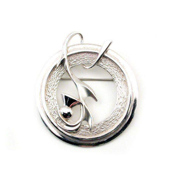 Sterling Silver Brooch - 1105B-Ogham Jewellery