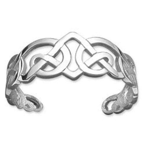 Sterling Silver Celtic Bangle - Ortak BG8-Ogham Jewellery