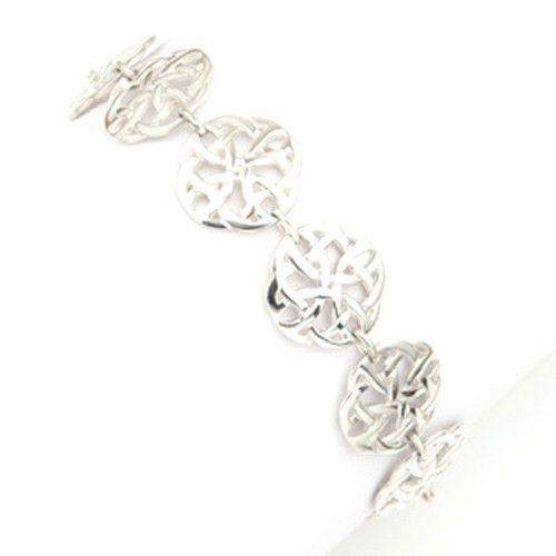 Sterling Silver Celtic Bracelet - BL361-Ogham Jewellery
