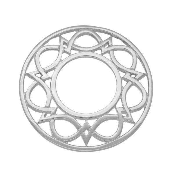 Sterling Silver Celtic Brooch-B587-Ogham Jewellery