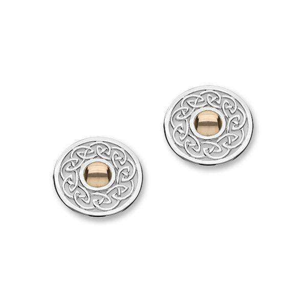 Sterling Silver Celtic Earrings - E1055-Ogham Jewellery